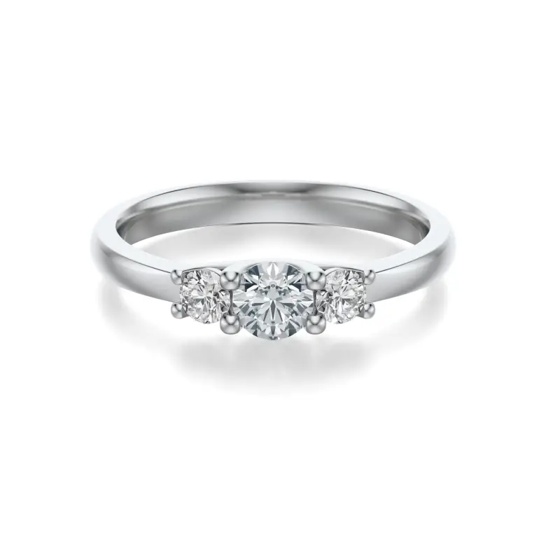 Pierścionek z diamentami białe złoto AJPZ_053